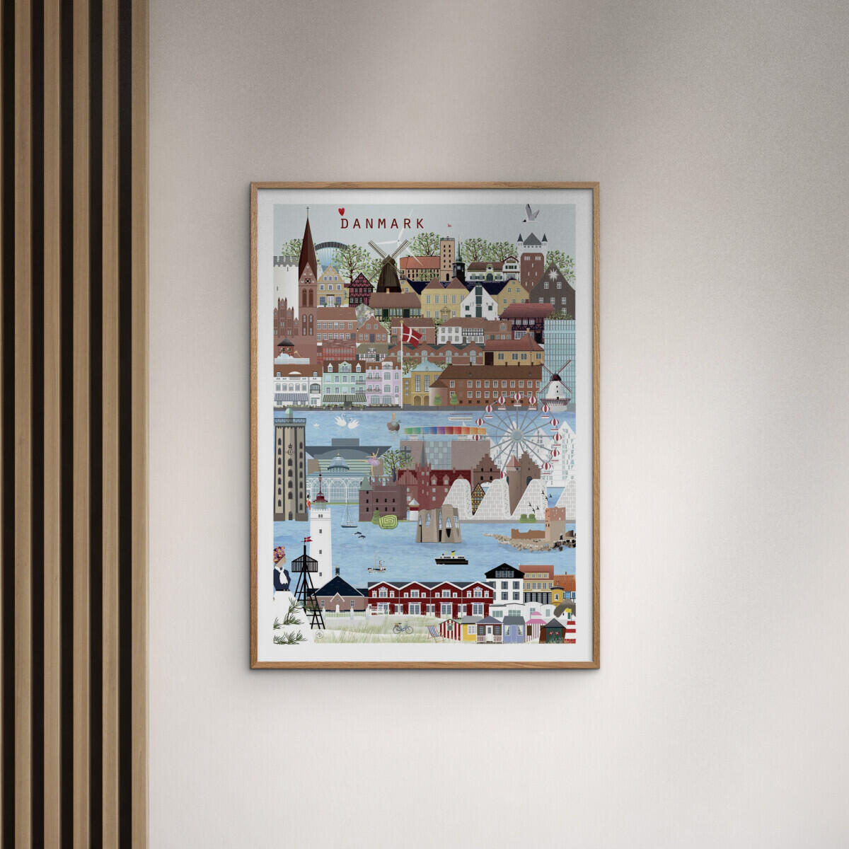 Lydia Wienberg Et Strejf af Danmark plakat - A5